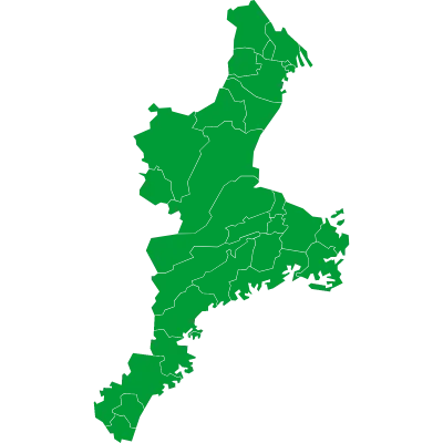 三重県対応エリアマップ