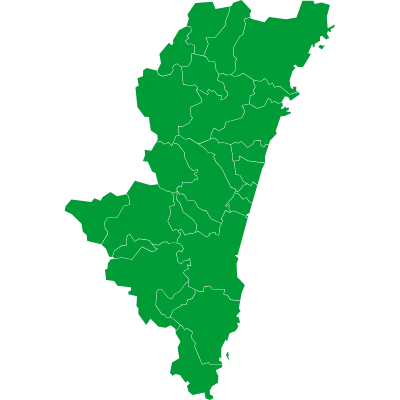 宮崎県対応エリアマップ