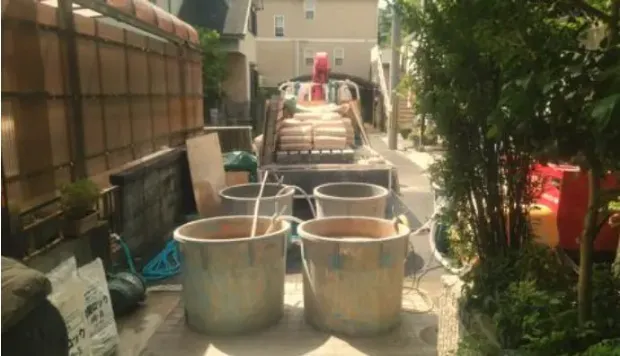 地盤ロック工法写真