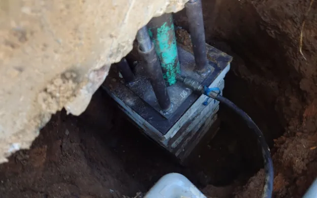 アンダーピーニングスーパー耐圧盤工法のギャラリー写真