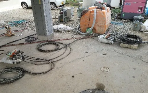 アンダーピーニングスーパー耐圧盤工法のギャラリー写真